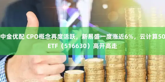 中金优配 CPO概念再度活跃，新易盛一度涨近6%，云计算50ETF（516630）高开高走